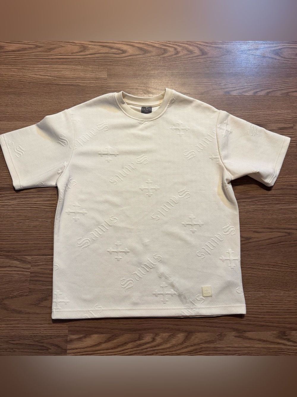 Saints studios white/Cream Short-Sleeve Men's Tee